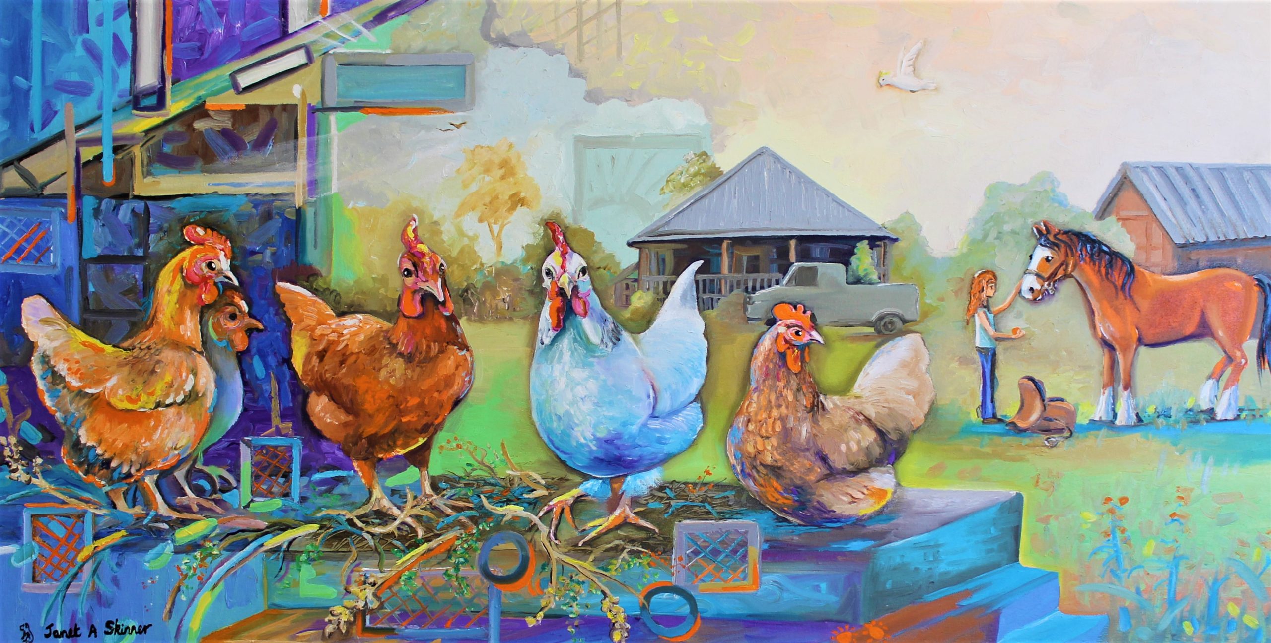 Chicken Coop by Janet Skinner